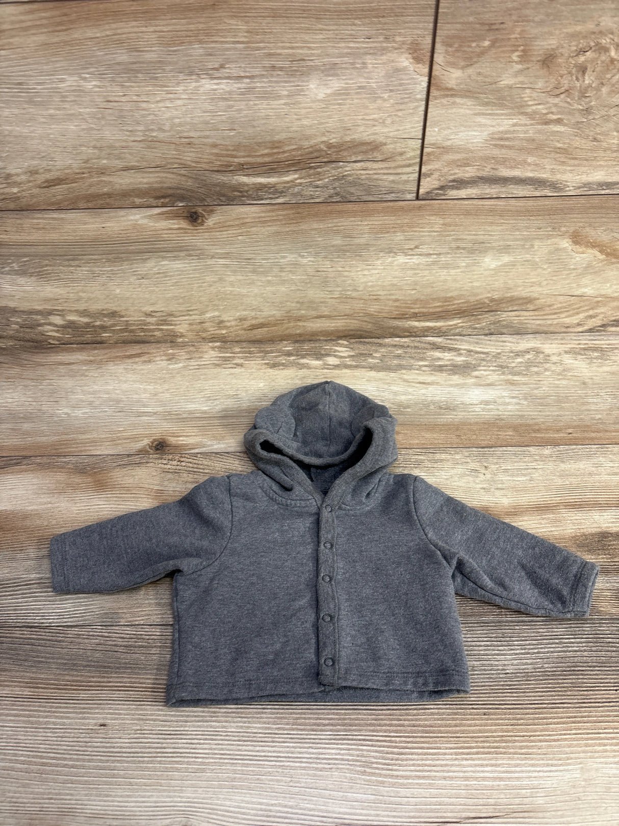 Mighty Goods Button Up Hooded Sweater Grey sz Newborn