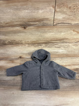 Mighty Goods Button Up Hooded Sweater Grey sz Newborn