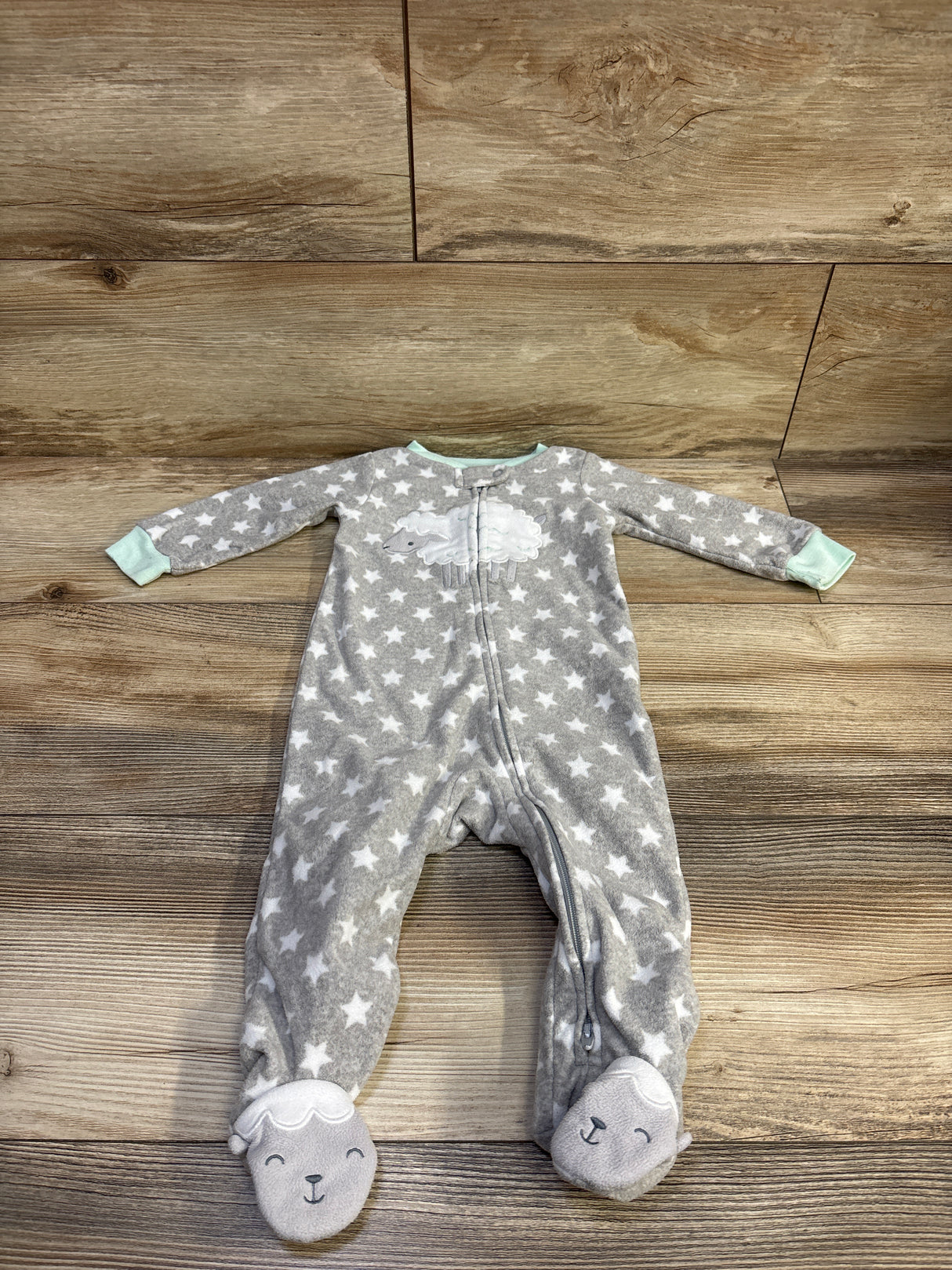 Simple Joys Blanket Sleeper Grey sz 6-9m