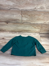 Baby Gap Long Sleeve Henley Shirt Green sz 18-24m