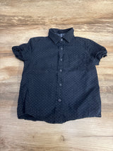 Denim & Flower Button Up Shirt Navy sz 3T