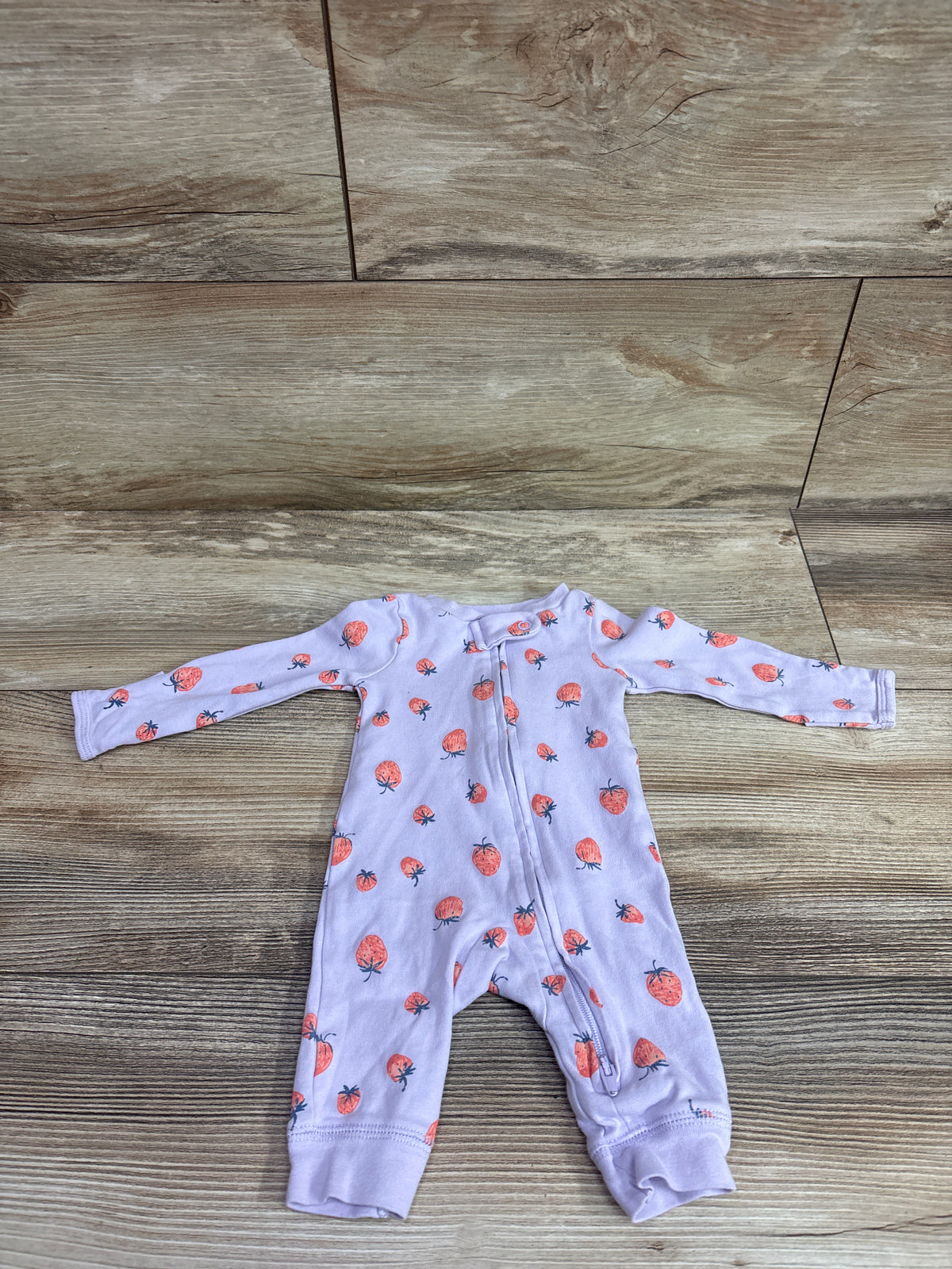 Carter's Strawberry Sleeper Purple sz Newborn