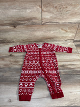 H&M Christmas Coverall Red sz 6m