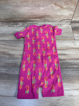 Hanna Andersson Sea Horse Sleeper Romper Pink sz 12-18m