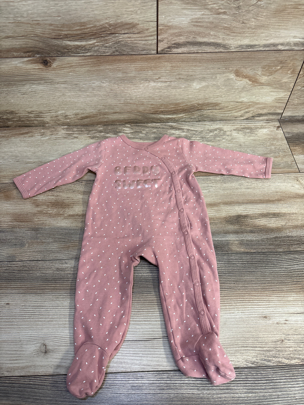 Berry Sweet Seed Print Coverall Pink sz 9m
