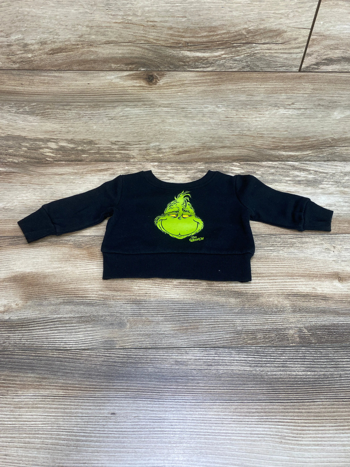 Dr. Seuss The Grinch Sweatshirt Black sz 0-3m