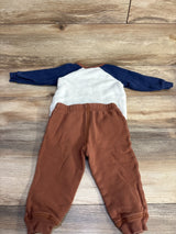 Carter's 2pc Moose Sweatshirt Set Navy sz 18m - Me n Mommy To Be