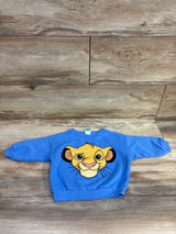 Disney Baby The Lion King Pullover Sweatshirt Blue sz 3/6m
