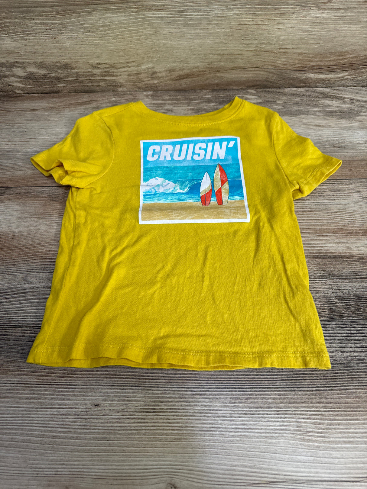 Old Navy Cruisin' Shirt Yellow sz 3T