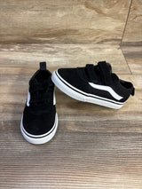 Vans Old Skool V Double Velcro Sneakers Black sz 9c