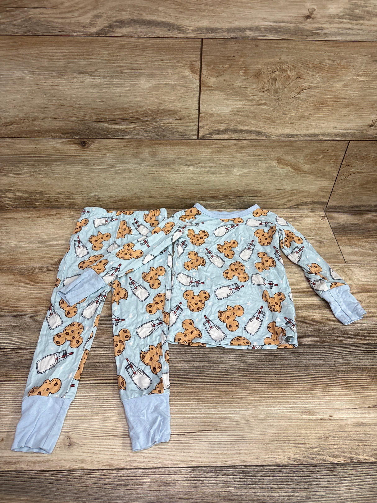 Little Snuggles 2pc Bamboo Pajama Set Blue sz 2T