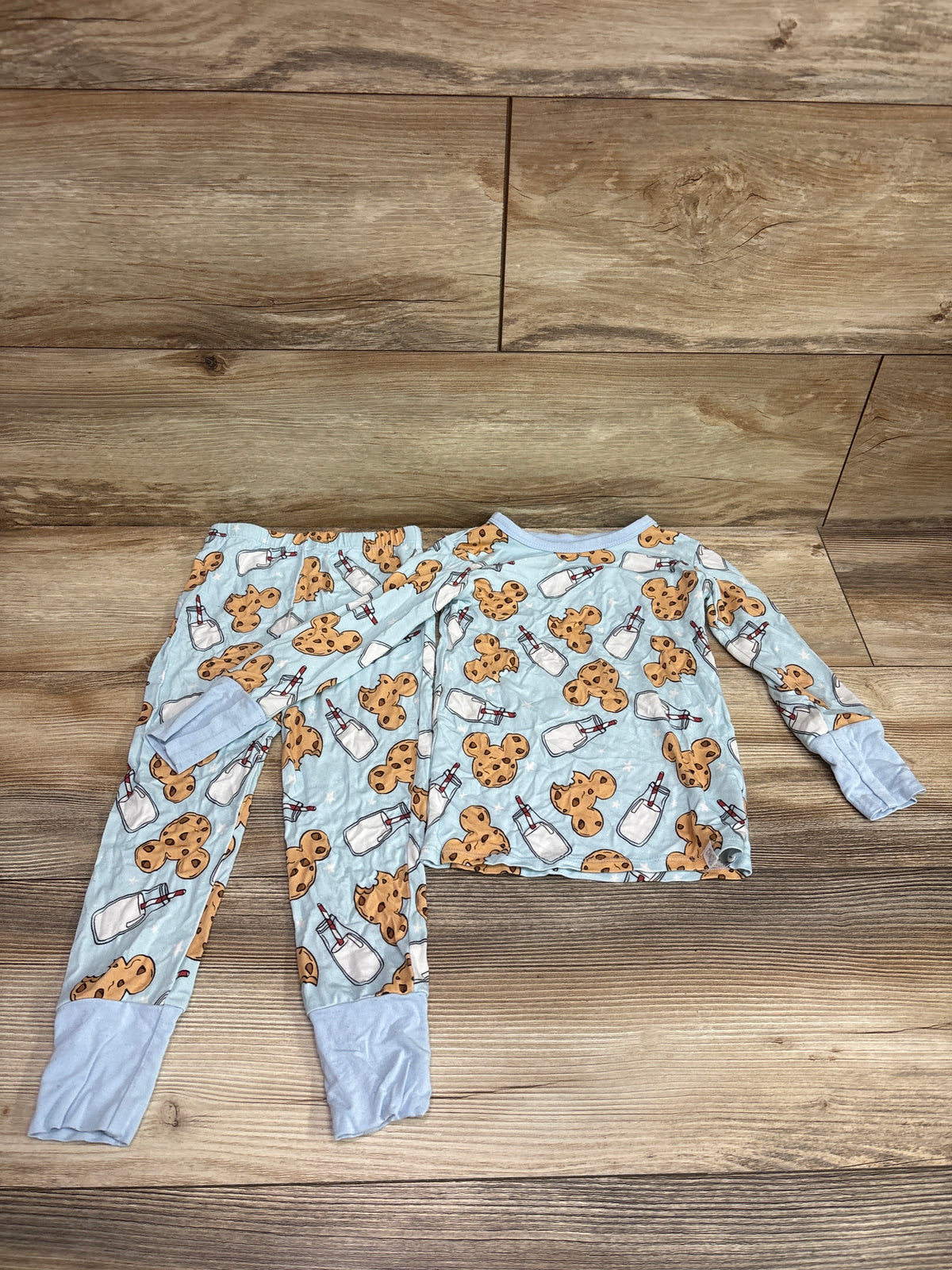 Little Snuggles 2pc Bamboo Pajama Set Blue sz 2T
