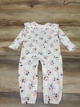 NEW Okie Dokie Waffle Knit Coverall White sz 12m