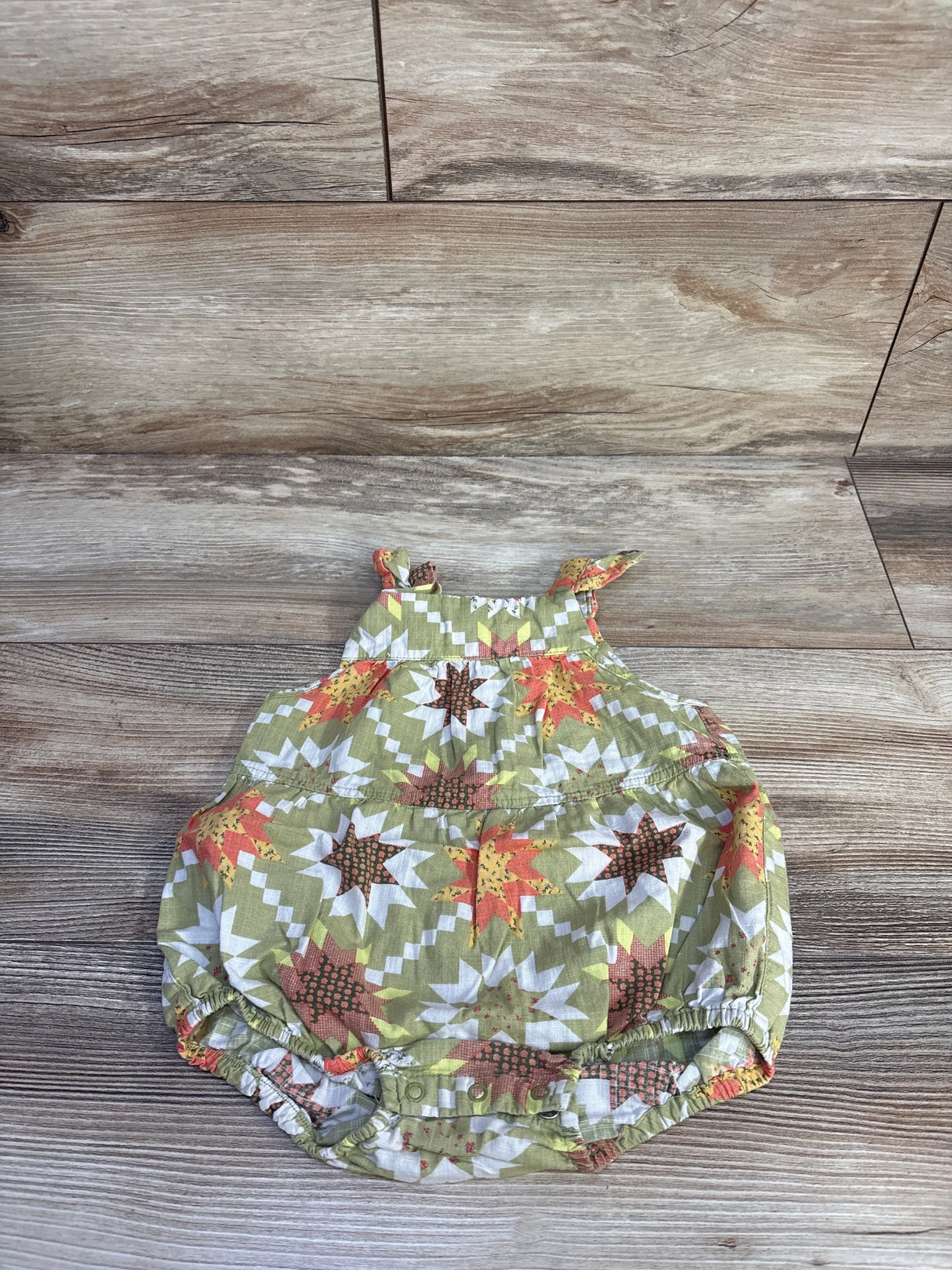 Cat & Jack Bubble Romper Green sz 6-9m