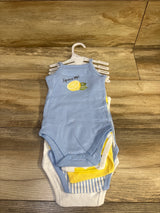 NEW Hudson Baby 5pk Sleeveless Bodysuits White sz 0-3m