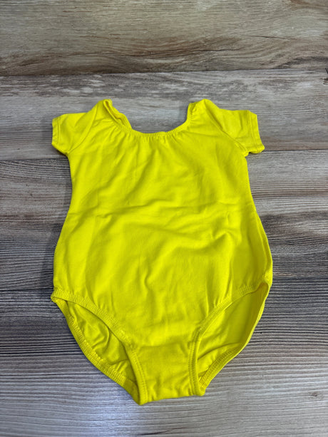 Short Sleeve Leotard Yellow sz 4T - Me n Mommy To Be