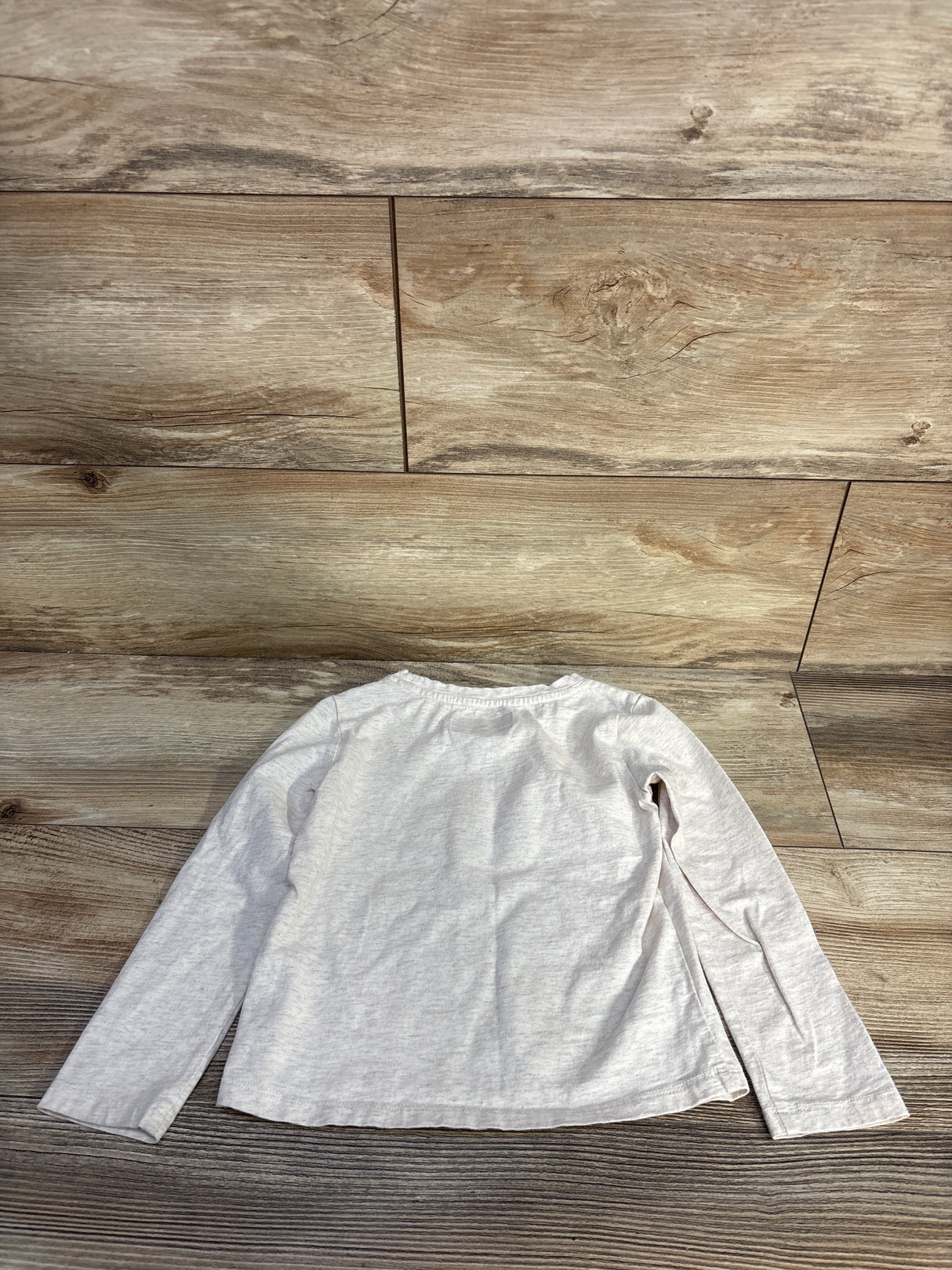 Eddie Bauer Long Sleeve Bear Shirt Ivory sz 4T