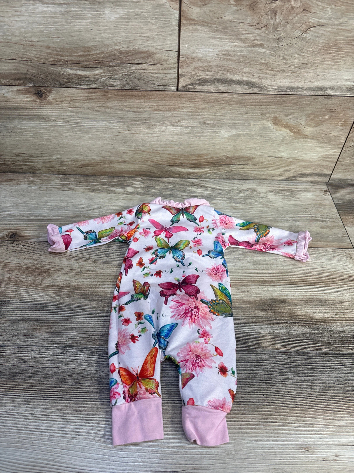Abbence Butterfly Sleeper Pink sz Preemie