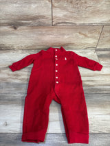 Ralph Lauren Mock Neck Knit Coverall Red sz 12m