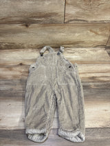 M&S Cotton Corduroy Dungaree Overalls Beige sz 9-12m