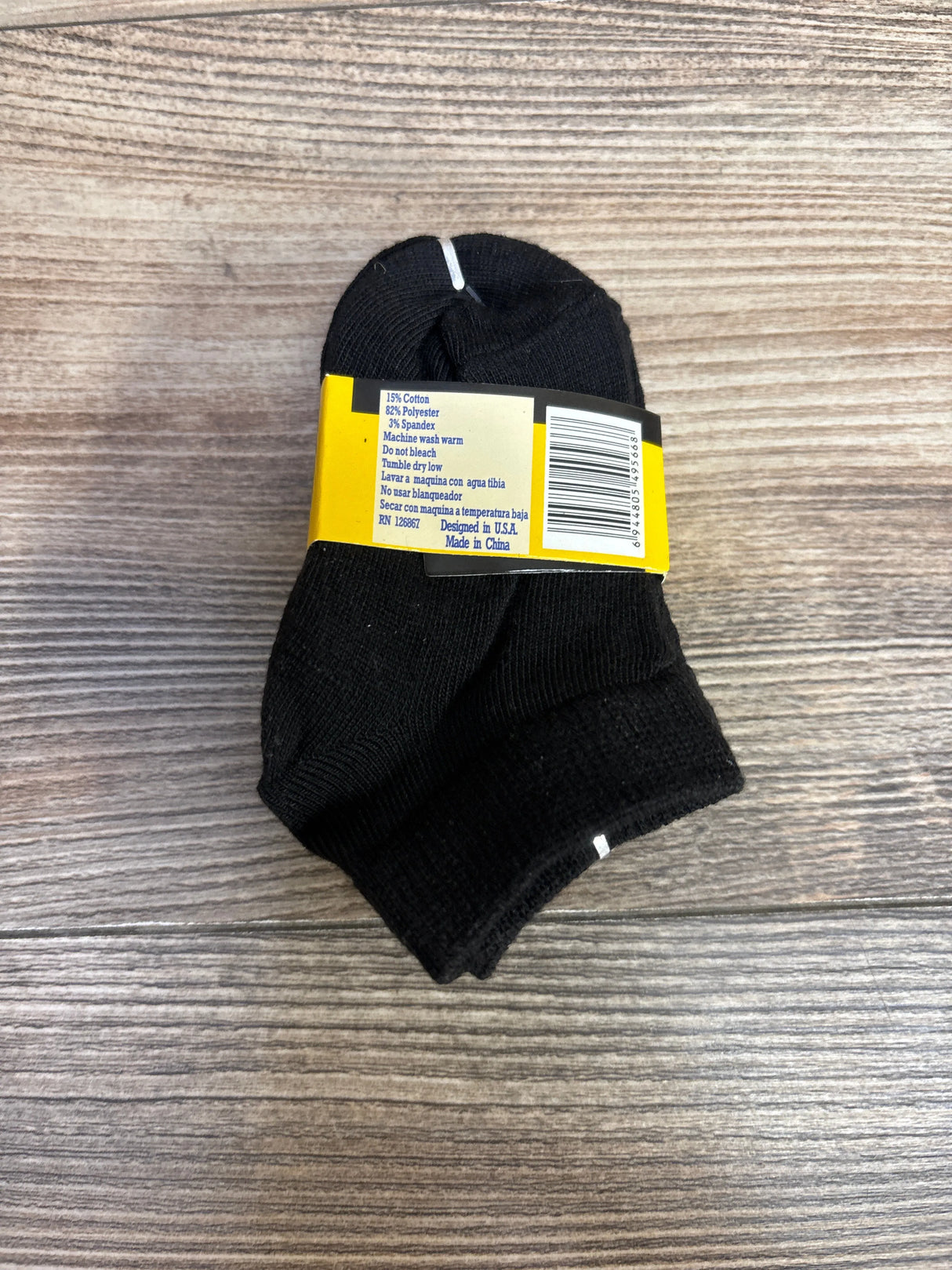 NEW Julietta 3pk Solid Socks Black sz 0-12