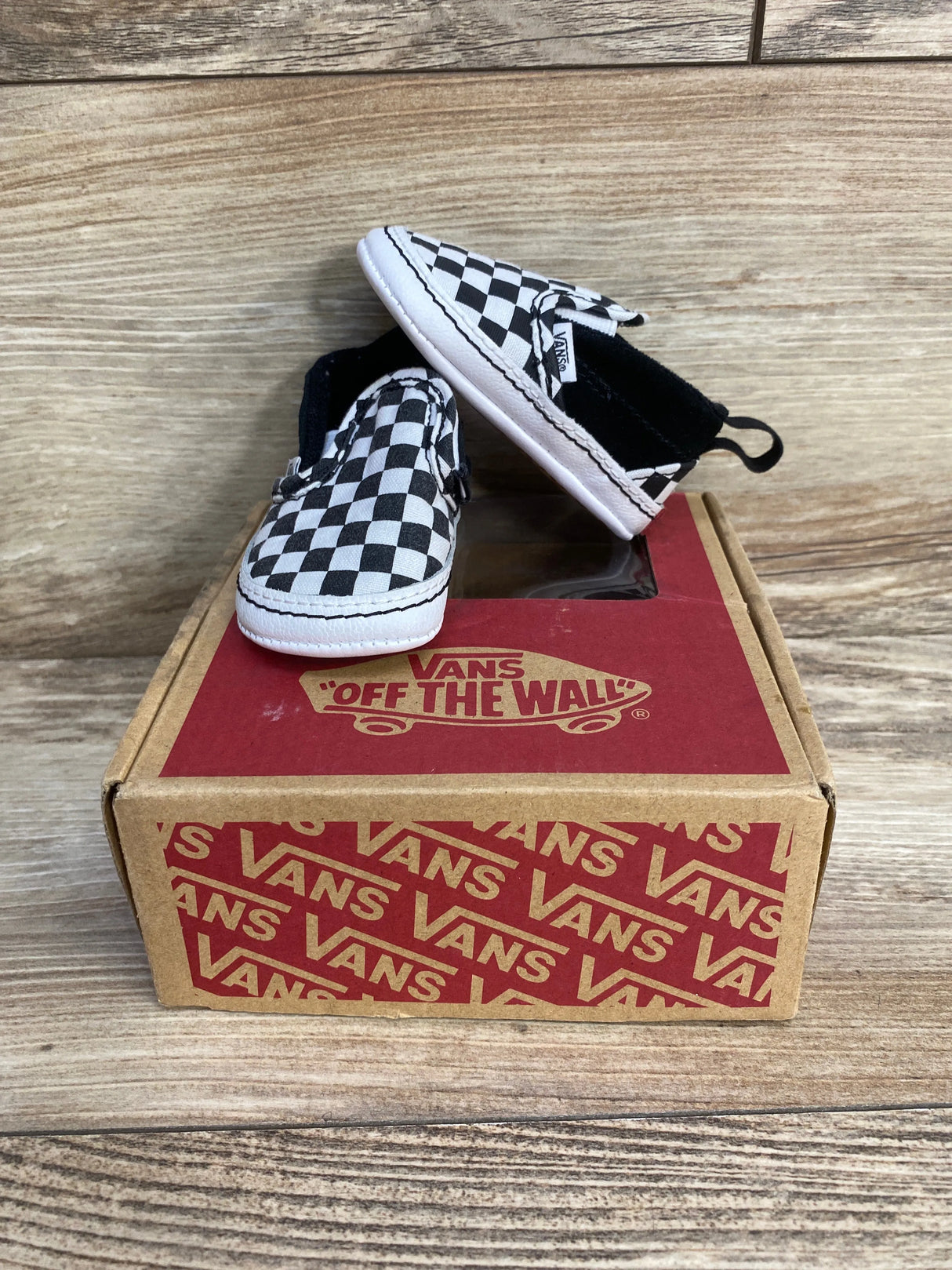 Vans Infant Slip-On V Crib Checkerboard sz 2c