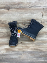 NEW Cat & Jack Kit Black Winter Boots sz 4Y