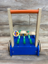 Melissa & Doug Deluxe Chomp and Clack Alligator Wooden Push Toy and Activity Walker