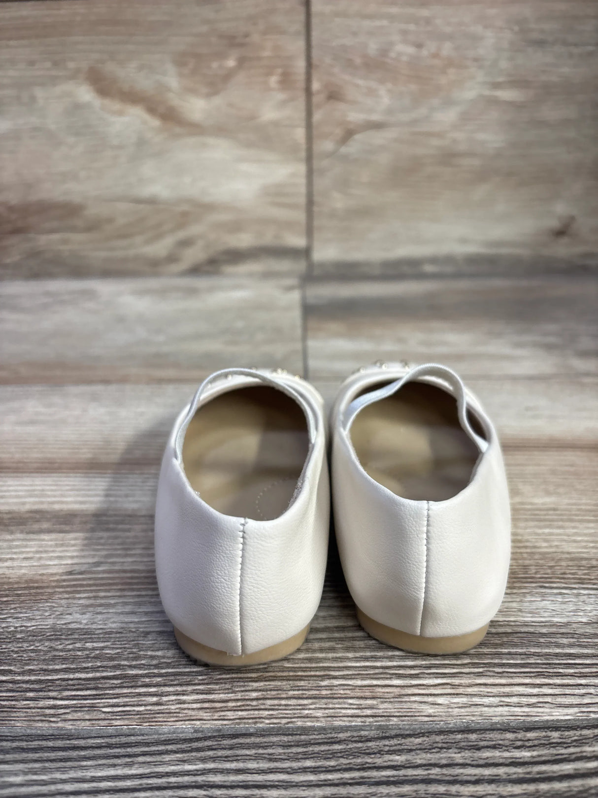 Cat & Jack Beaded Ballet Flats Ivory sz 5c