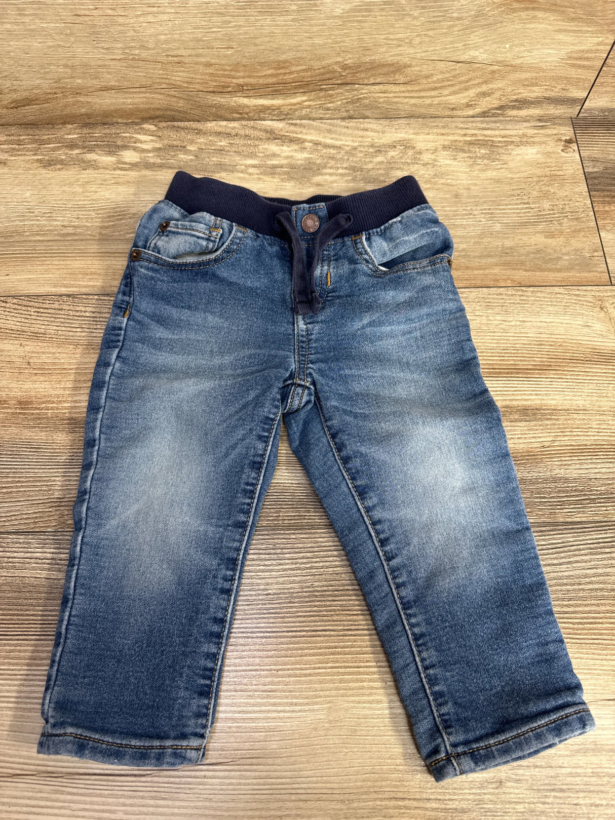 Baby Gap Denim Pull On Joggers Blue sz 12-18m