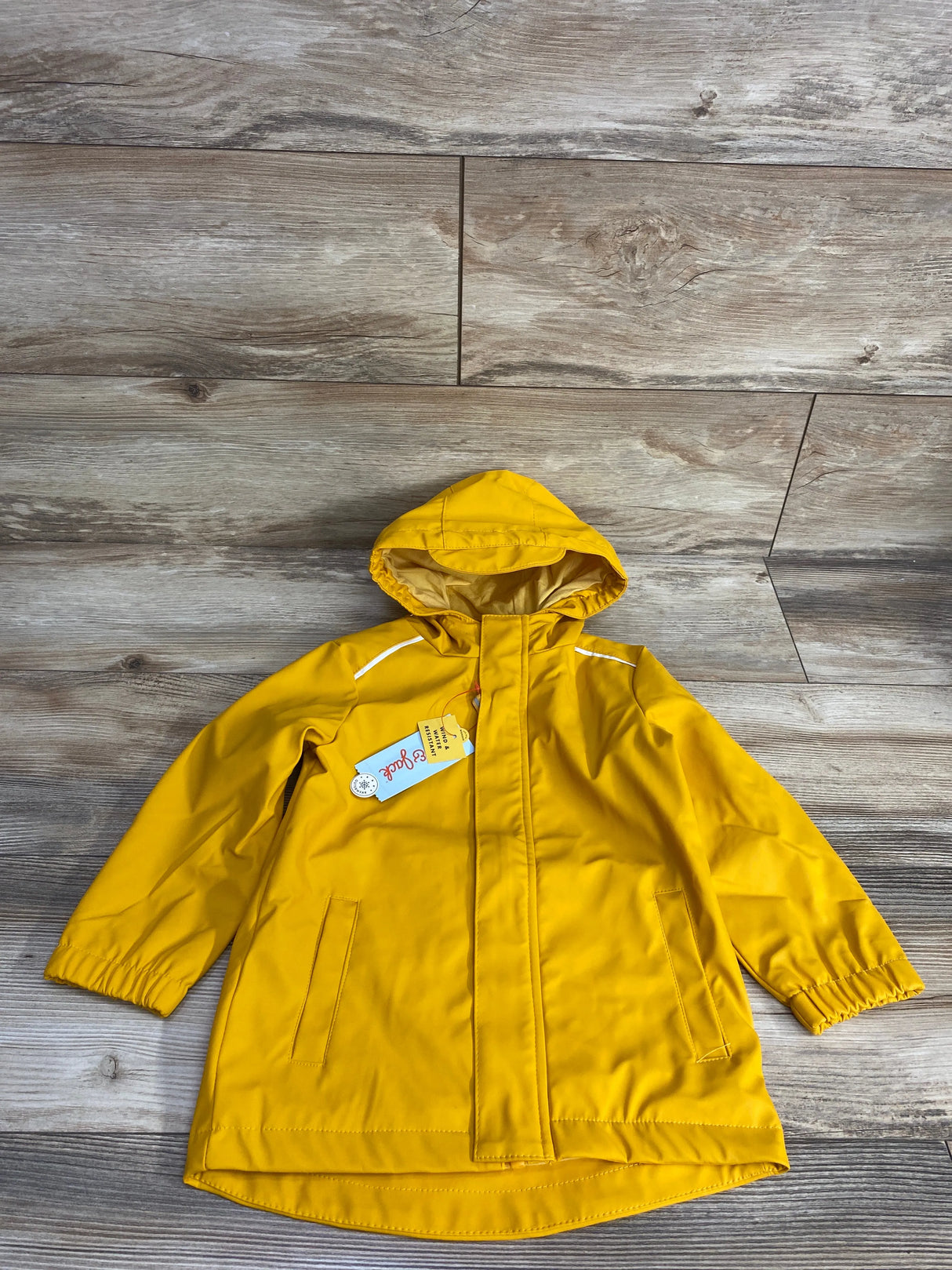 NEW Cat & Jack Rain Coat Yellow sz 3T