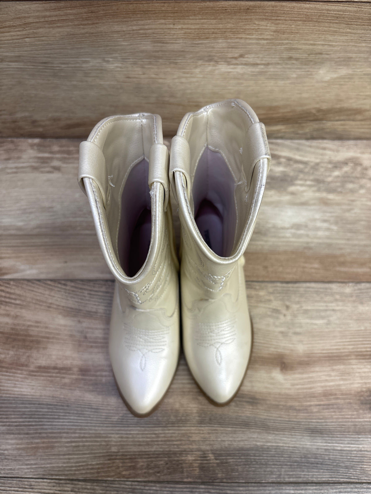 Tucker + Tate Cassidy Cowgirl Boots Pearl sz 11c