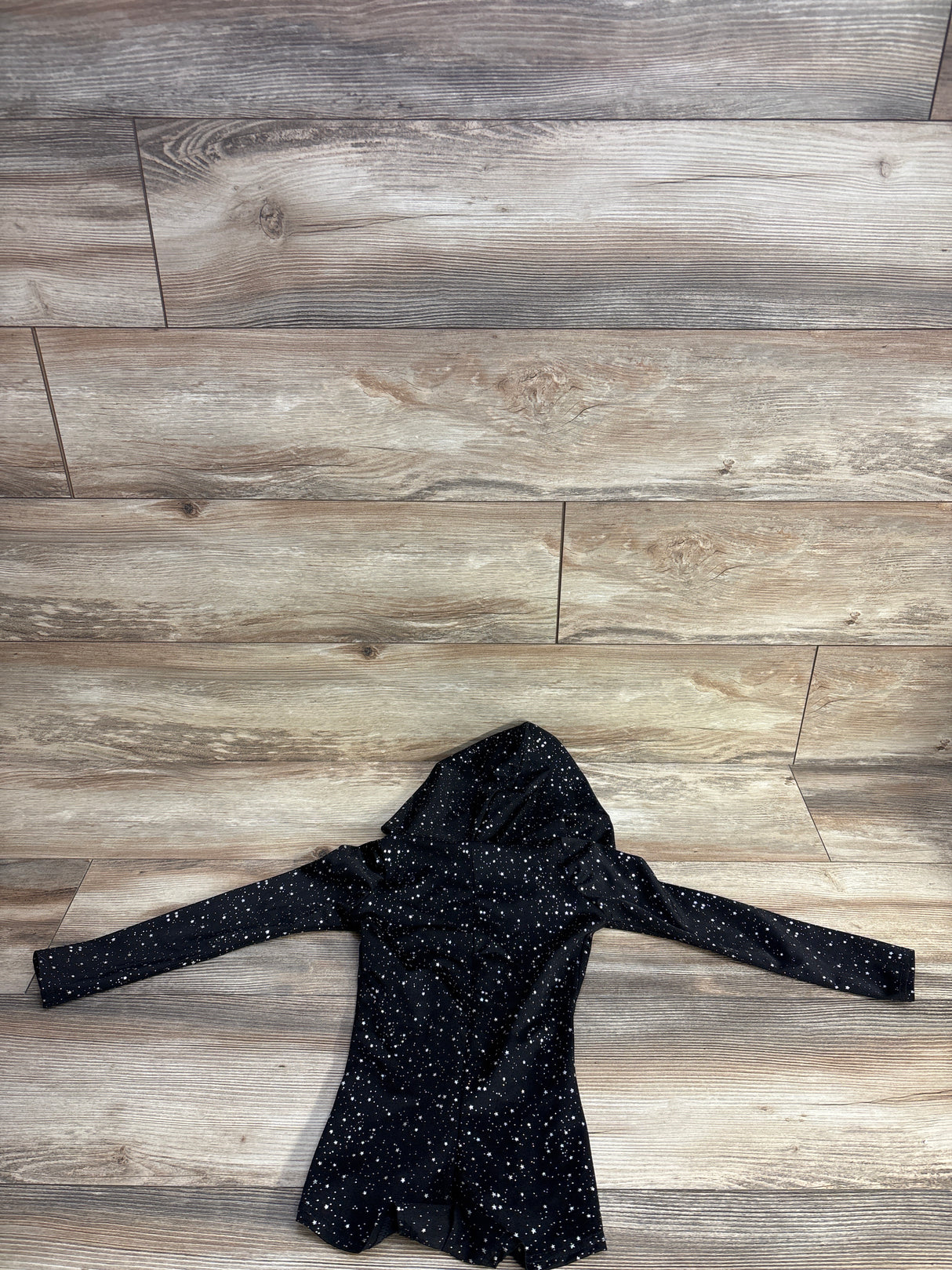 Taylor Swift Inspired Hooded Bodysuit Leotard Black sz 5/6