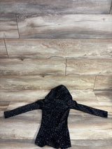 Taylor Swift Inspired Hooded Bodysuit Leotard Black sz 5/6