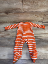 Just One You Pumpkin Waffle Knit Sleeper Orange sz 9m
