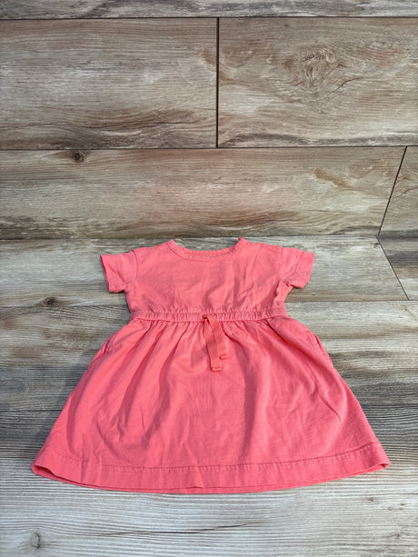 Primary Solid Drawstring Dress Pink sz 2T - Me n Mommy To Be