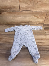 Starting Out Quilted Side Snap Footed Coverall Blue sz 3m