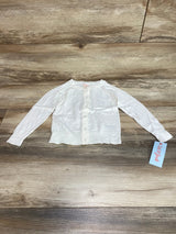 NEW Cat & Jack White Pointelle Button-Up Cardigan sz 2T