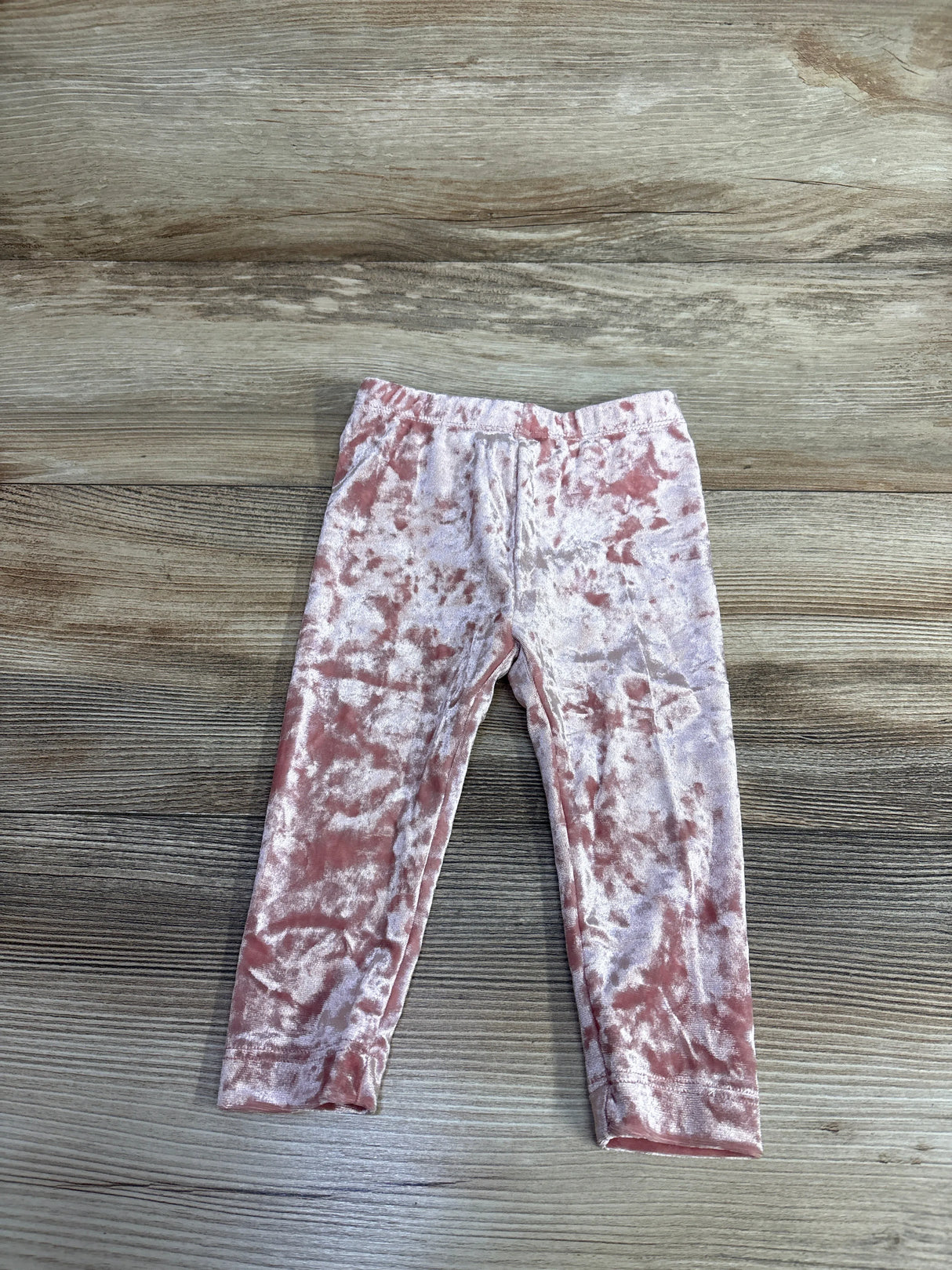 Old Navy Velvet Leggings Pink sz 12-18m