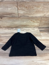 NEW Cat & Jack Long Sleeve Shirt Black sz 12m