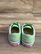 Vans Old Skool V Lime Burst Green Sneakers sz 5c