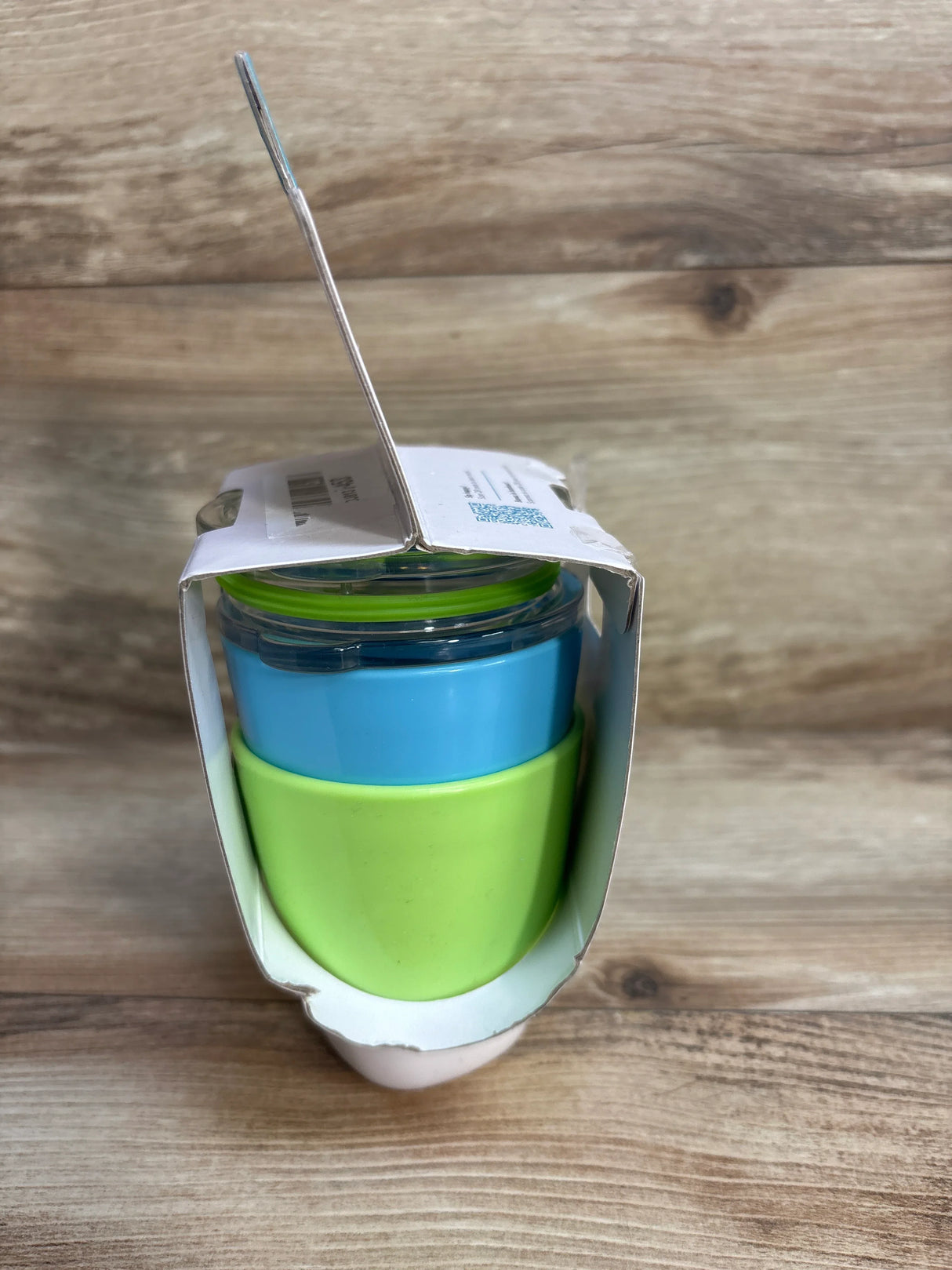 NEW Munchkin Splash 2 Cups With Training Lids Blue/Green 7oz - 18m+