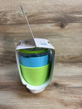NEW Munchkin Splash 2 Cups With Training Lids Blue/Green 7oz - 18m+
