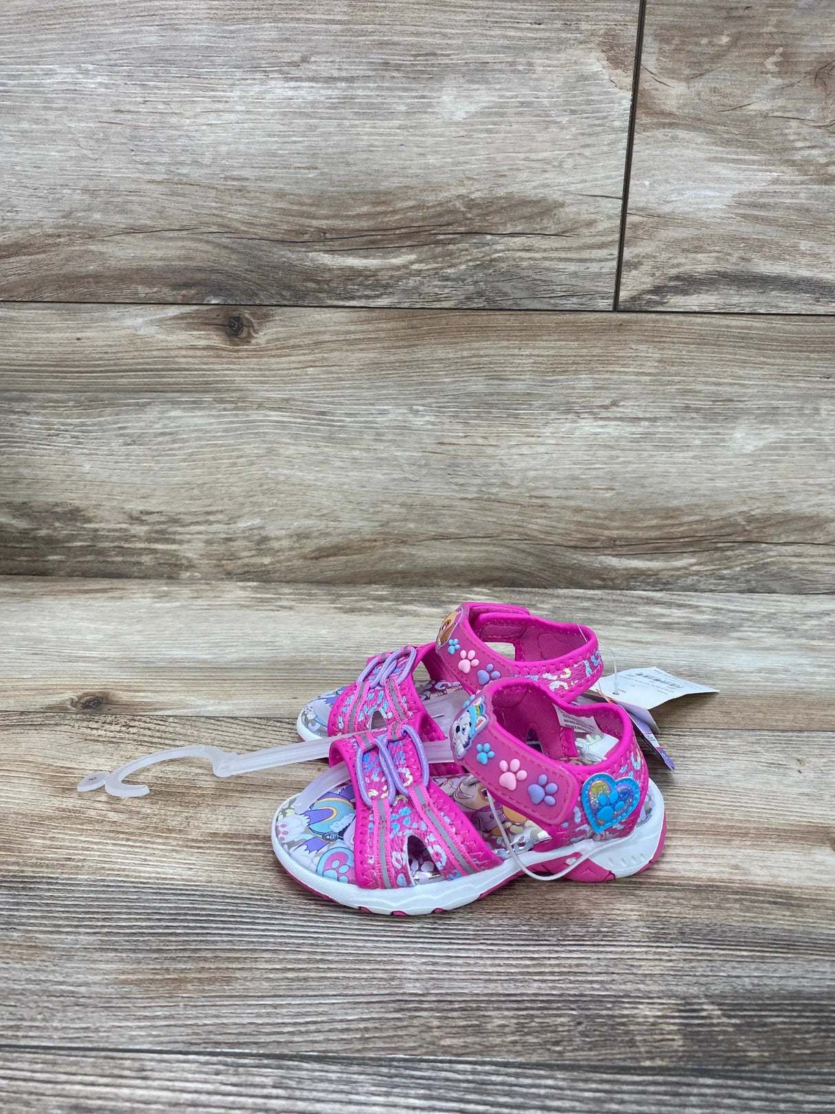 NEW Paw Patrol Adventure Ankle Strap Sandals Pink sz 6c - Me 'n Mommy To Be