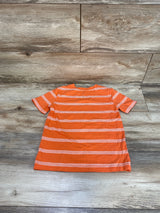 Jumping Beans Striped T-Shirt Orange sz 5T