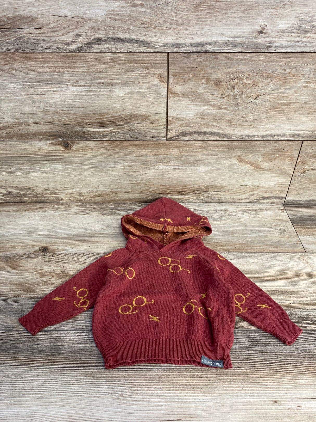 Modern Moments x Harry Potter Knit Pull Over Sweater Burgundy sz 12m