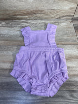 Cat & Jack Ribbed Bubble Romper Purple sz 0-3m