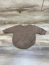 Easy-Peasy Sweatshirt Romper Brown sz 0-3m