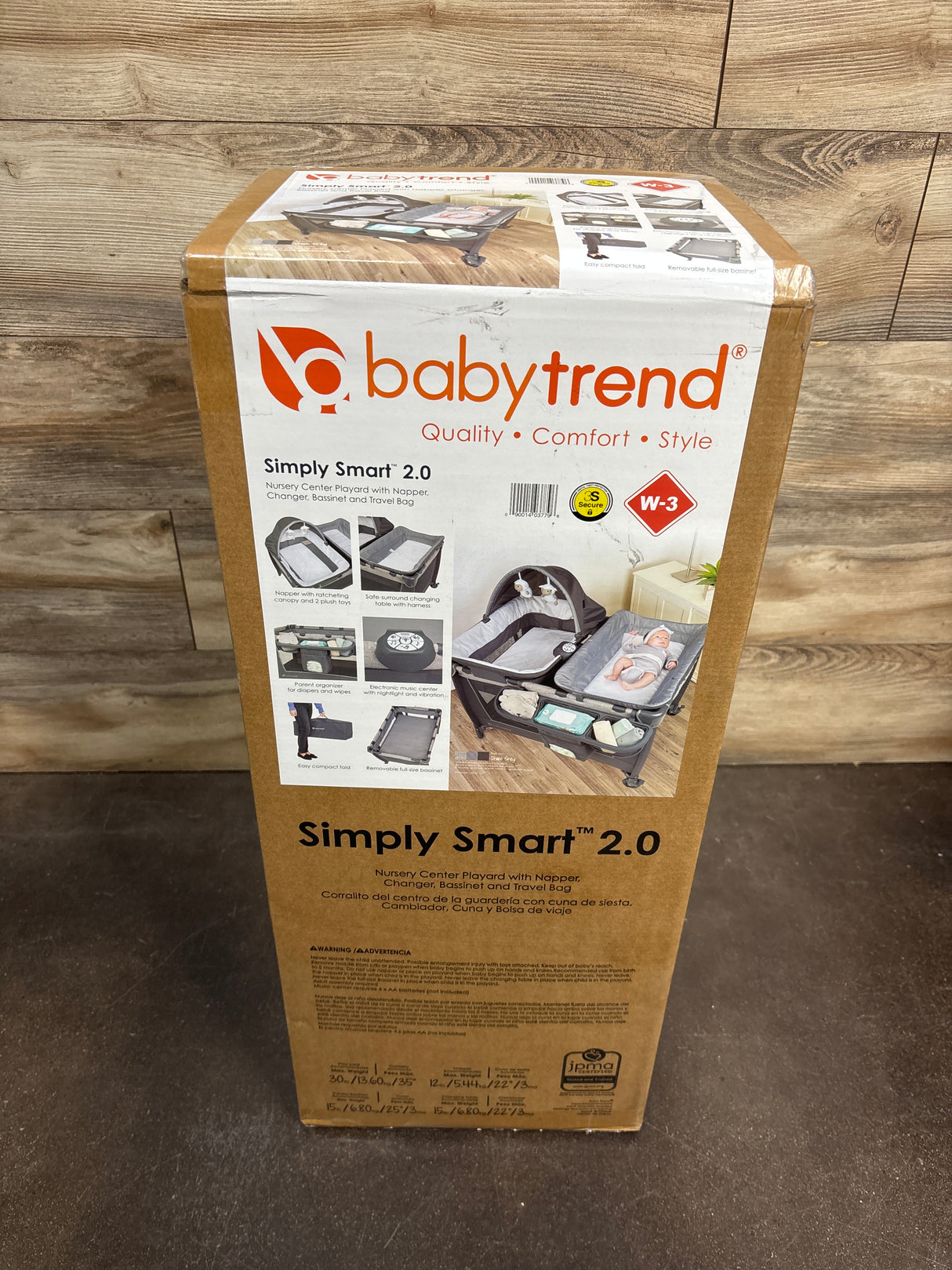 NEW BabyTrend Simply Smart 2.0 Playard Nursery Center w/ Napper, Bassinet & Changer