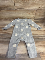 Baby Gap x Disney Minnie Mouse Sweater Knit Coverall Grey sz 12-18m
